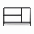Black Metal Console Table 120cm x 30cm x 80cm