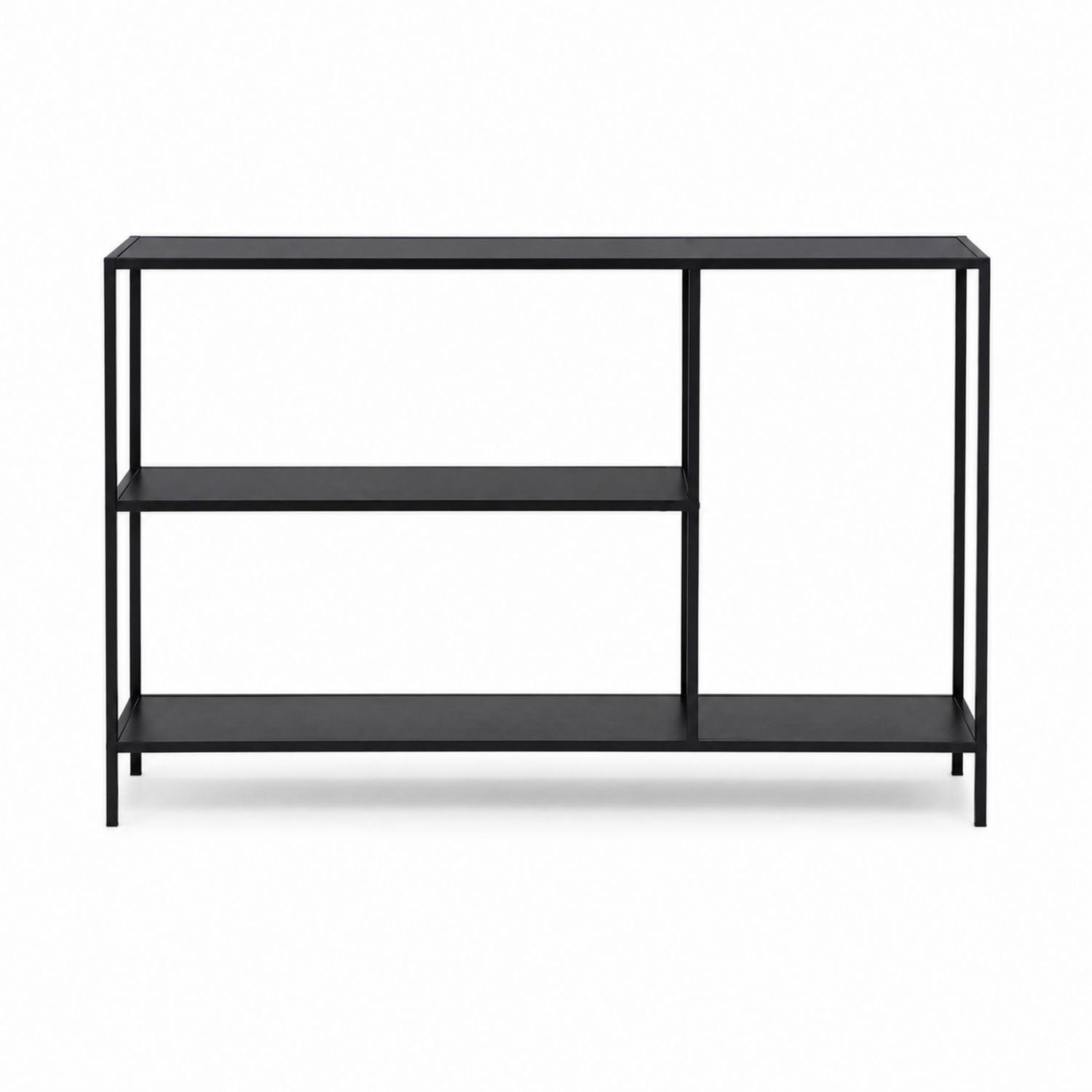 Black Metal Console Table 120cm x 30cm x 80cm